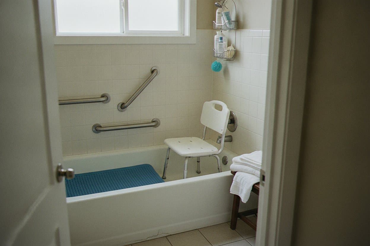 Bathroom safety enables independent dignity