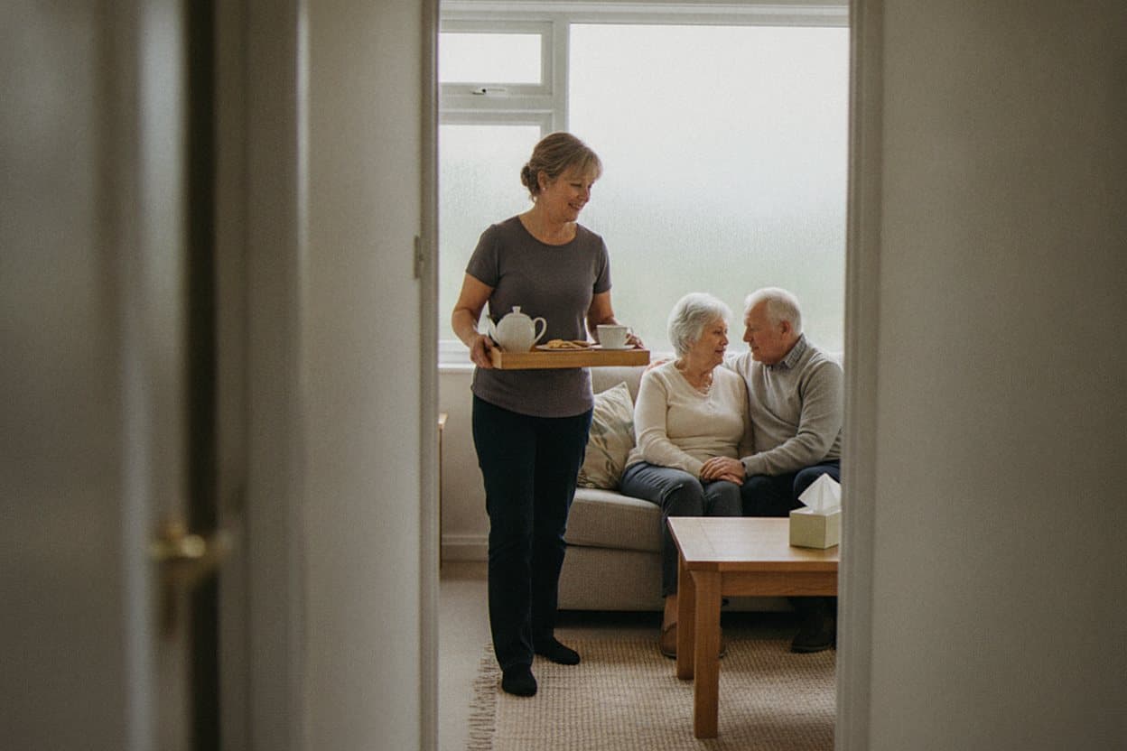 Caregiver provides comfort during final days